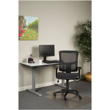 Alera® Alera Elusion Ii Series Suspension Mesh Mid-back Synchro Seat Slide Chair, Supports 275 Lb, 18.11" To 20.35" Seat, Black freeshipping - TVN Wholesale